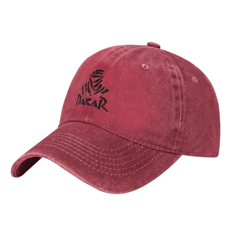 Vintage Racing Off Road D-Dakares Rally-baseballkepsar, unisex-modell, slitna och tvättade solkepsar, resekepsar, ostrukturerade mjuka kepsar