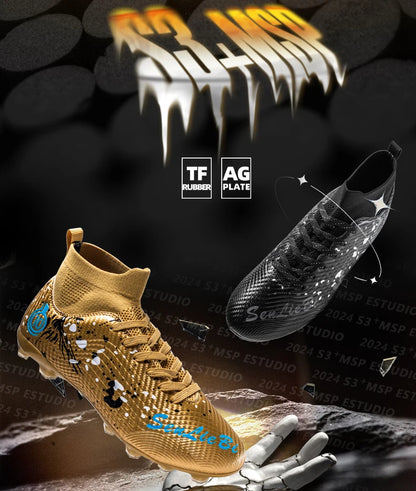 New Men Professional Soccer Shoes Non-slip Football Boots Unisex Breathable Futsal Sports New Cleats Drop Shipping Ultralight