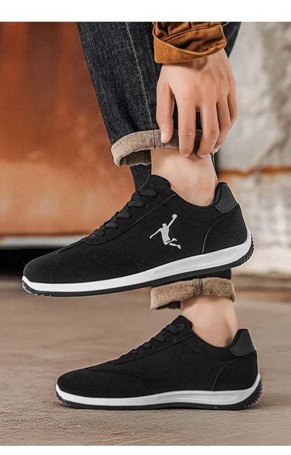 Men's Shoes, Spring and Autumn Trendy Shoes, New Cross-Border Models, White, Black, Red Sneakers, Soft-Soled Breathable Men's Low-Top Versatile Casual Shoes