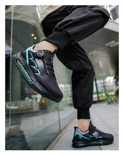 Spring & Summer Men's Running Shoes  Outdoor Hiking,Wear-Resistant Trail Shoes with BOA Closure,Breathable Sports & Casual Style