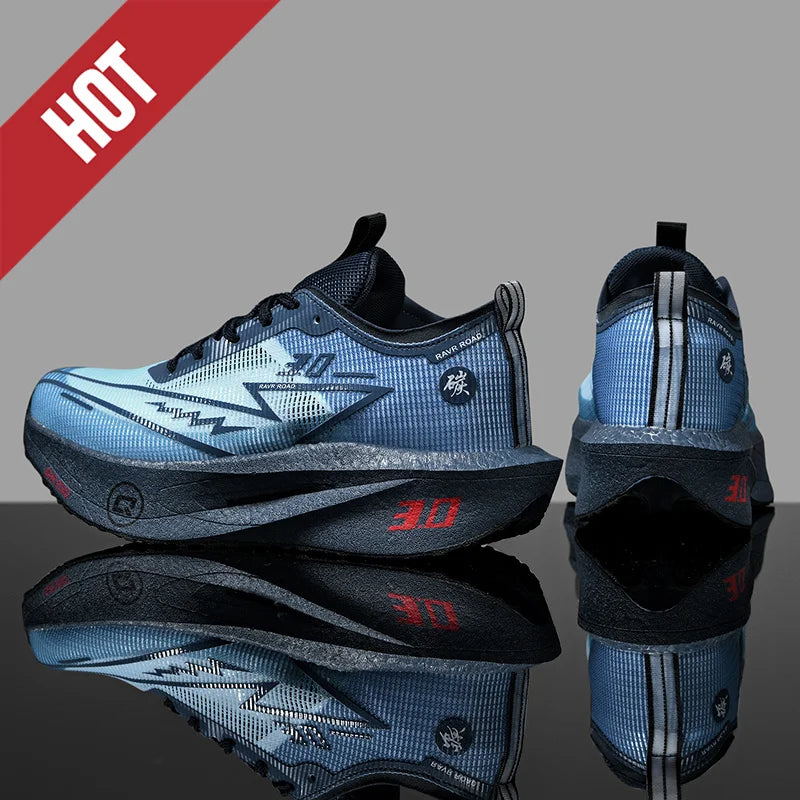 Air Running Shoes Men Sports Marathon Carbon Plate Breathable Lightweight Women Comfortable Athletic Leisure Sneakers Soft Sole