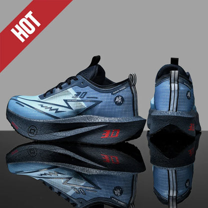 Air Running Shoes Men Sports Marathon Carbon Plate Breathable Lightweight Women Comfortable Athletic Leisure Sneakers Soft Sole