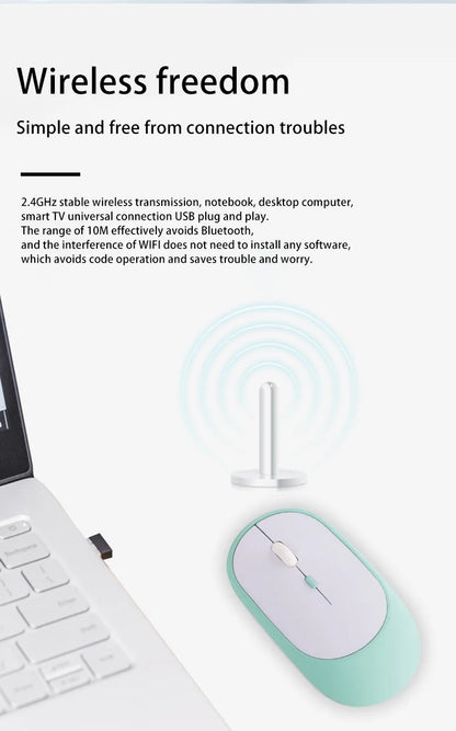 Lenovo Ασύρματο Ποντίκι USB Επαναφορτιζόμενο Εργονομικό με Ρυθμιζόμενο DPI για Γραφείο Αθόρυβο 2.4G Bluetooth Οπτικό Ηλεκτρικό Ποντίκι για Gaming και Γραφείο