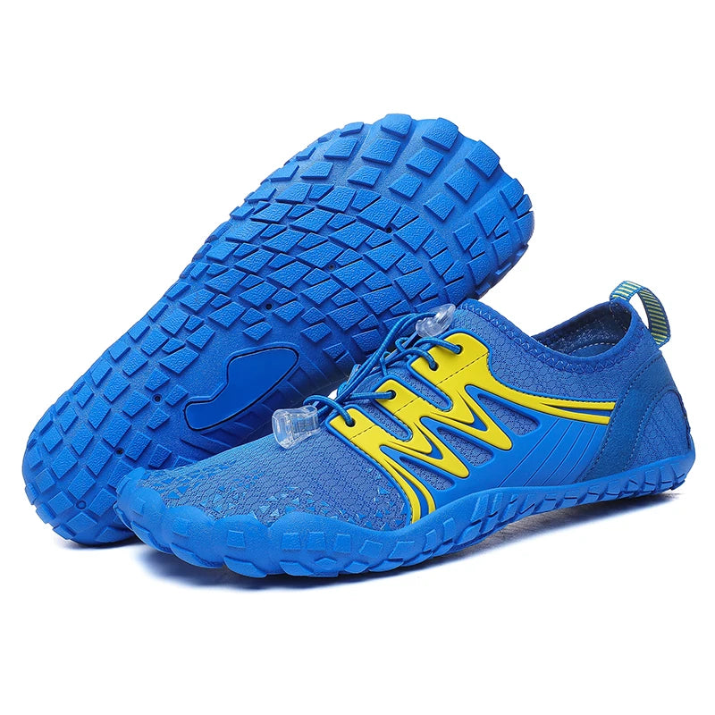 Men's Trail Running Shoes, Lightweight Athletic Zero Drop Barefoot Shoes Non Slip Outdoor Walking Minimalist Shoes for Women