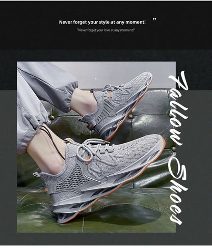 Men's Comfortable Running Shoes Breathable Sporty Casual Versatile Heightening Dad Shoes Autumn New Arrival Low Cut Sneakers