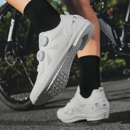 Scarpe da mountain bike non bloccanti da uomo senza tacchette, scarpe da ciclismo su strada RB Speed senza tacchetta, sneaker MTB da donna per pedali flat