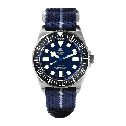 Relógio Mecânico Tactical Frog FXD V4, Movimento Automático NH35, Titânio, para Homem, 200m à Prova de Água, Safira, Luminoso, 42mm