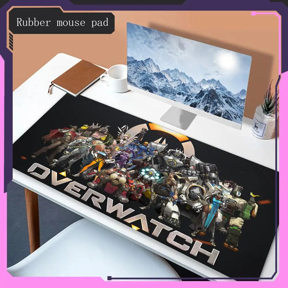 Artigos mais vendidos Overwatch Tapete de rato animado acessórios de jogo para secretária Tapete de rato mais vendido para portátil e jogos