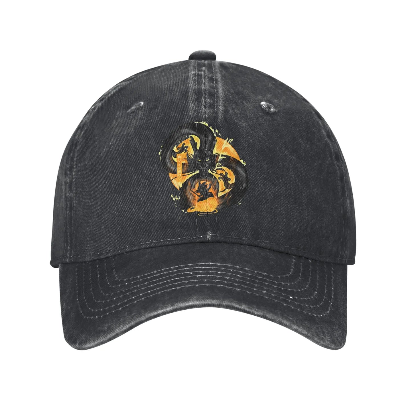 Produit gaming premium Fraquane, produits de luxe, nouvelle génération, équipement gamer, Vintage Dragon Ball Z Attack of Shenron Baseball Caps Men Women Distressed Denim Washed Cap Outdoor Running Golf Gift Hats Cap