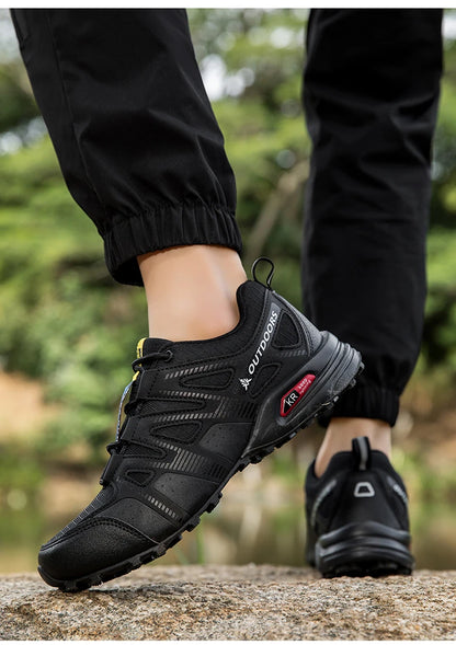 Men's Hiking Shoes Waterproof Non-slip All-terrain Outdoor Sports Shoes Hiking Camping Tactical Training Shoes Bicycle Shoes