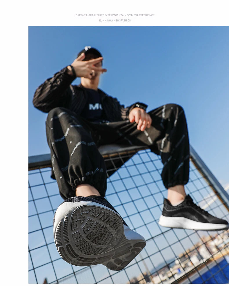 Leather Men Shoes Sneakers Trend Casual Shoe Italian Breathable Leisure Male Sneakers Non-slip Footwear Men Vulcanized Shoes