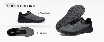 Baasploa Men Hiking Sneakers Brand High Quality Trekking Climbing Shoes Male Rotating Button Luxury Designer Outdoor Sneakers