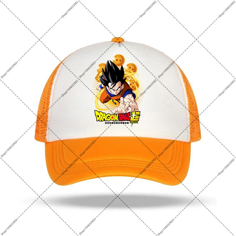 Dragon Ball-baseballkeps för kvinnor och män, solhattar, kepsar med tryck av seriefigurer och anime, bekväma unisex-bomullskepsar för vuxna, perfekta som sommargåvor och festpresenter