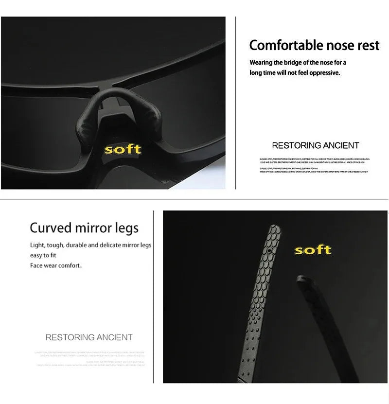 giant long-distance Cycling Glasses super light Men WomenAnti-Fog UV400 Protection MTB Bike Glasses Windproof Sports Eyewear