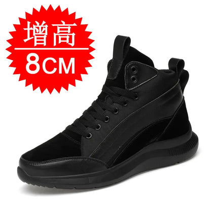 High-top Heightening Shoes Elevator Shoe Height Increase Footwear Men Height Increase Insole 6CM 8CM 10CM Sneakers Shoes
