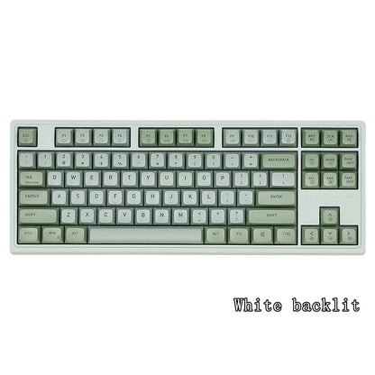 HEXGEARS M2 Mechanical Keyboard 87 Key Hot Swap PBT Gasket Structure White Backlit Macro Defined Gaming Mechanical Keyboard
