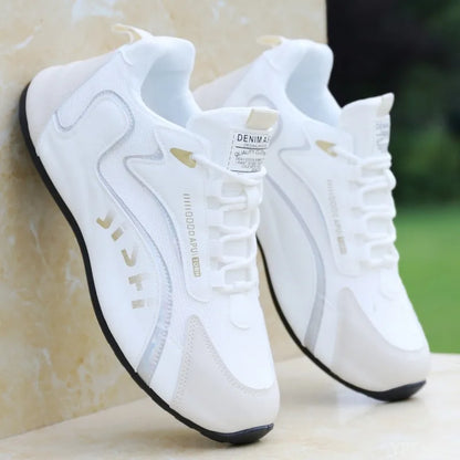 Large Size Spring and Autumn New Thick Sole Height Increasing Casual Men's Shoes Niche Trend Versatile Flat Sports Men's Shoes