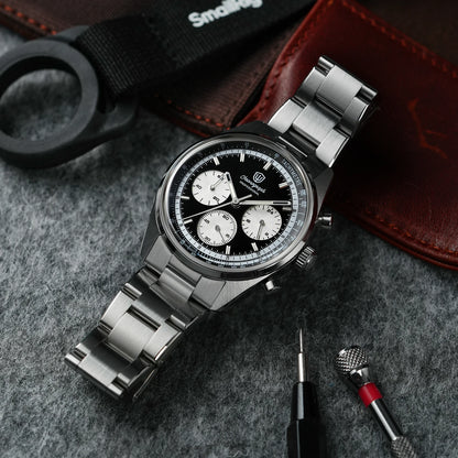Watchdives Premier WD0526 Men Watch VK63 Mecha Chronograph Quartz Watches Sapphire Waterproof 316L Stainless Steel Wristwatch
