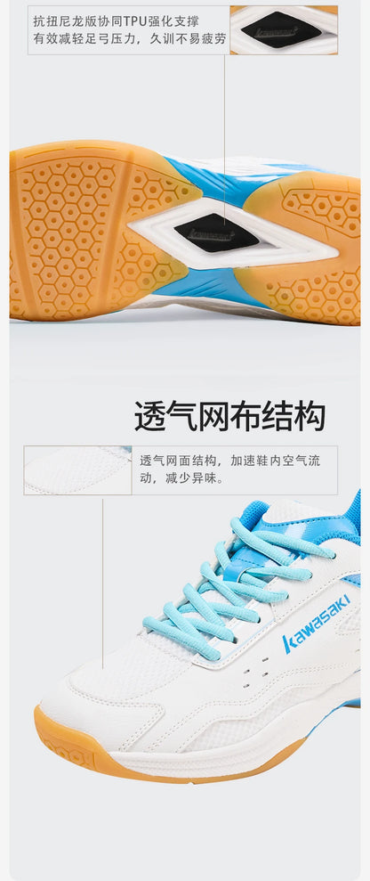 Kawasaki Shoe Men's Sneakers K1B50-C32023&C32011 Anti Twist Technology Professional Table Tennis Badminton Shoes Man Trainers