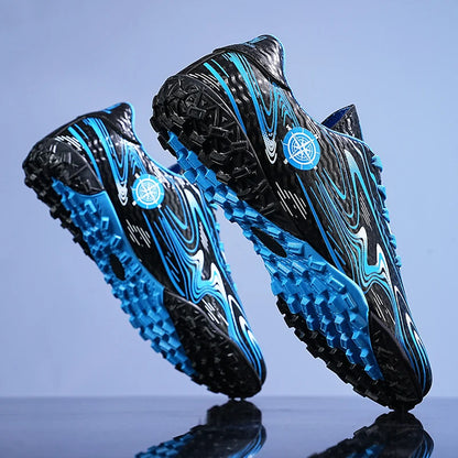 Kids Youth Soccer Cleats Football Shoes Men Non Slip Breathable Lightweight Training Sneakers Boys Children Football Match Boots