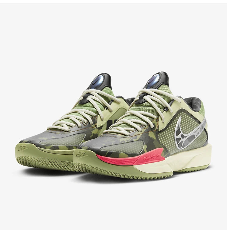 Nike official genuine 2024 new men's sports wear-resistant and shock-absorbing basketball shoes HM3702-391