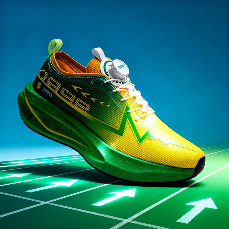 Men Running Shoes Carbon Board Speciality Sports Breathable Lightweight Women's Comfortable Athletic Nonskid Marathon Sneakers
