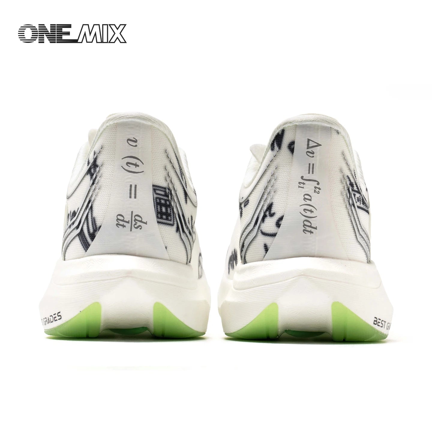 ONEMIX New Nylon Carbon Board Marathon Running Racing Shoes Shock-relief Professional Stable Support Ultra-light Rebound Sneaker