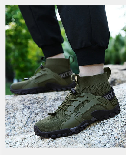Hot Selling Men's Outdoor Sports Shoes Rock Climbing Hiking Shoes Beach Creek Shoes Casual Sports Shoes 38-48#