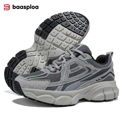 Baasploa Women Running Shoes Fashion Lightweight Mesh Non-slip Jogging Sneaker Female Outdoor Breathable Colorful Casual Shoes