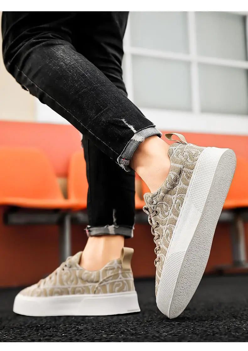 designer shoes black sneakers Male running walking shoes Frenulum free canvas summer shoes 2024 trend Men's luxury sneakers