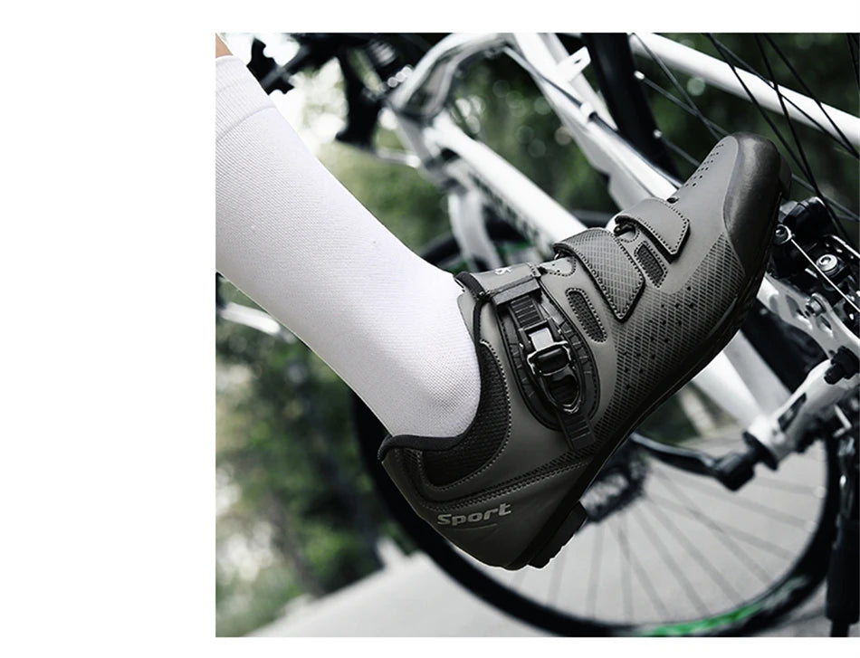 Men's Cleatless Cycling Shoes Flat Pedal MTB Shoes Non-Slip Rubber Speed Road Bike Shoes Women Racing Mountain Bicycle Sneakers
