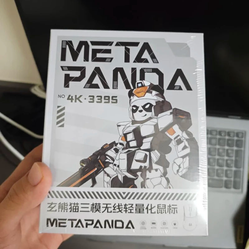 Mysz bezprzewodowa Metaphyuni Metapanda P1 Pro Max PAW3395L o niskim opóźnieniu, lekka ergonomiczna mysz e-sportowa do gier na PC, prezent dla gracza