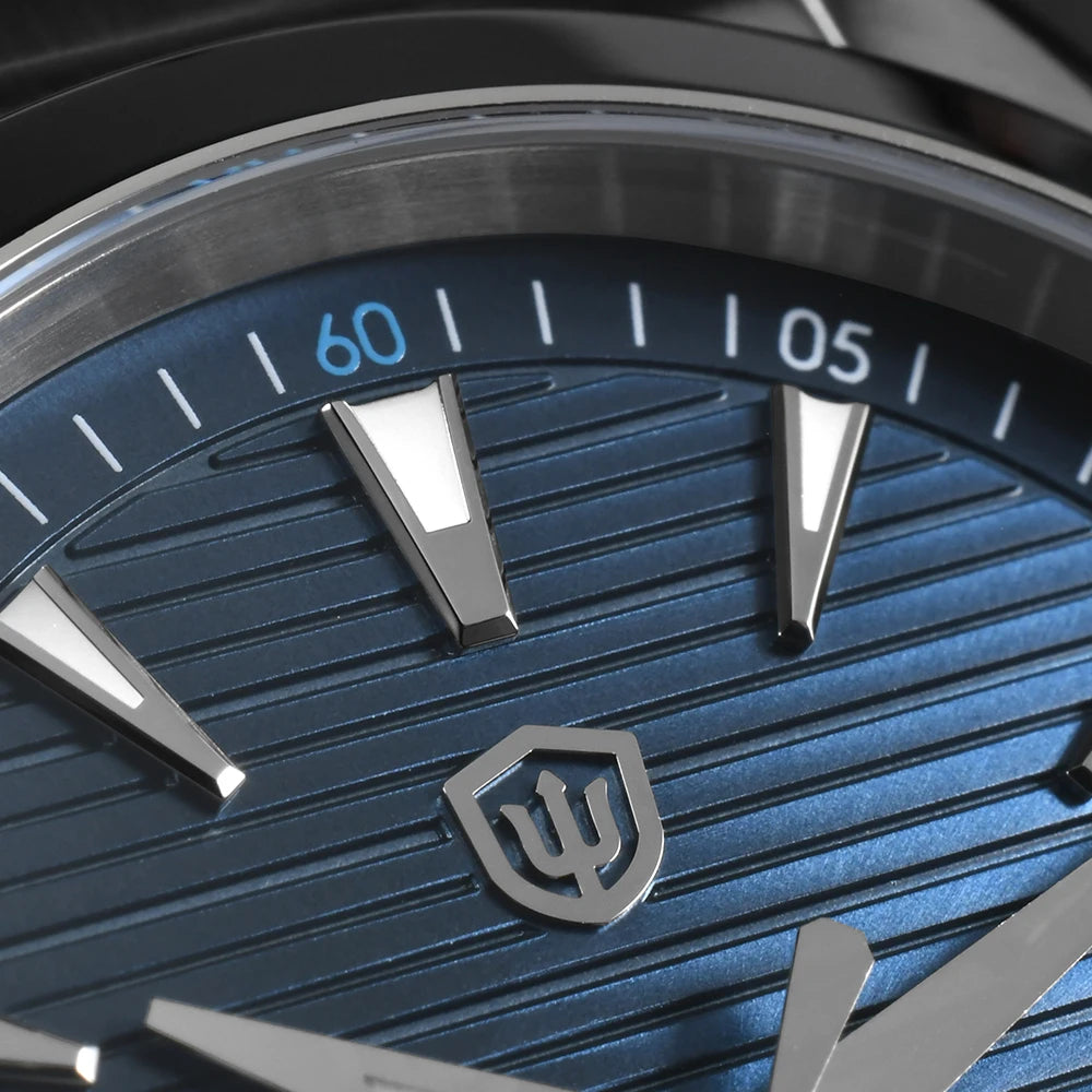 Watchdives WD0006 Watch VH31 Sweep Second Movement Domed Sapphire Crystal BGW9 Luminous 10Bar Waterproof 38mm Vintage Watches