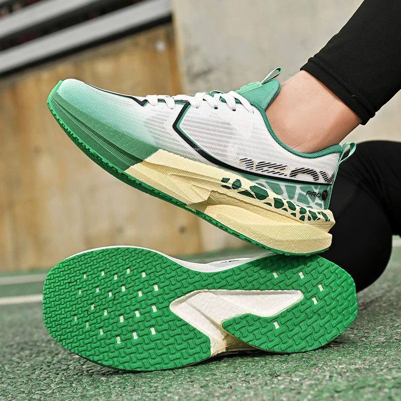 Men's Sports Shoes New Marathon Casual Sports Lightweight Running Shoes Youth Comfortable Mesh Cushioning Outdoor Fitness Shoes