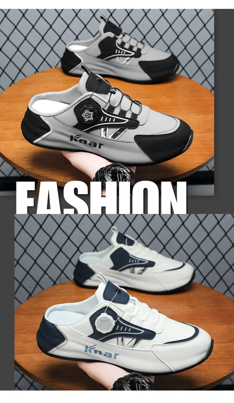 High Quality Platform Sneakers with Breathable Trendy Mesh for Summer, New Men's Sports and Leisure Shoes in Large Sizes 39-48