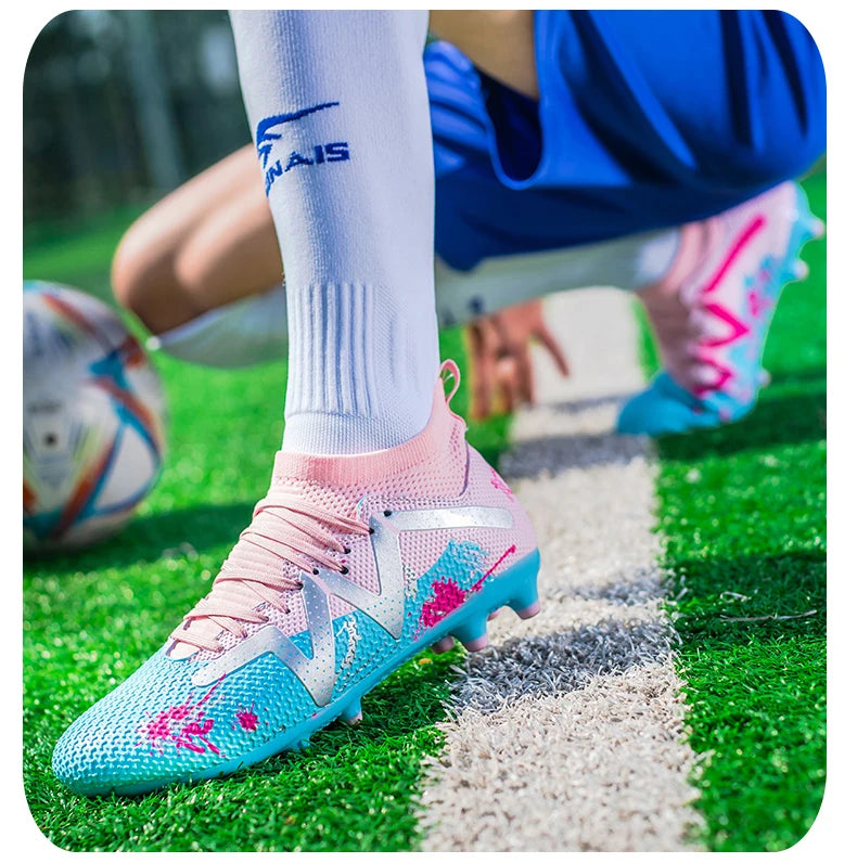 Нови мъжки футболни обувки Society Cleats, професионални футболни обувки за зала, бързи футболни бутонки за терен, оригинални тренировъчни маратонки за момчета