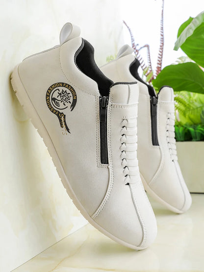 Men's Lightweight Casual Shoes Outdoor Entertainment Skateboarding Daily Walking Driving Shoes Comfortable Breathable Slip-On