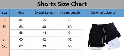 2026 Summer Dragon Ball Goku Super Saiyan Retro Gym Men's Double Layer 2-in-1 Shorts Oversized Print Fitness Workout Streetwear