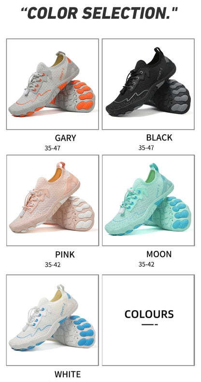 Men Wading Shoes Barefoot Quick-Drying Beach Shoes Outdoor Non-Slip Upstream Swimming Diving Shoes Women Water Sports Shoes