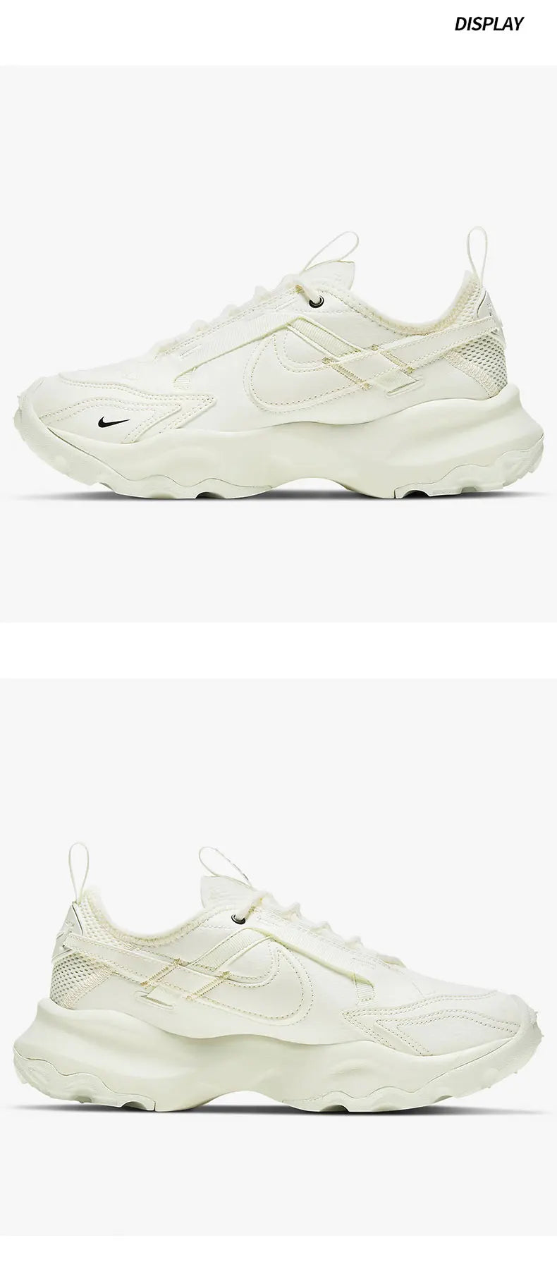 Oryginalne damskie buty do biegania Nike TC, zwiększające wzrost, wygodne i oddychające, model DD9682-100