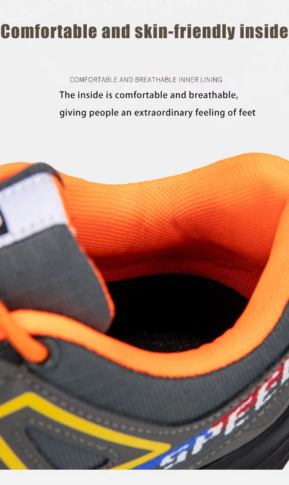 Men's Hiking Shoes Outdoor Sports Shoes Lace-up Hiking Shoes Women's Hiking Sports Shoes Non-slip Hunting Tactical Sports Shoes