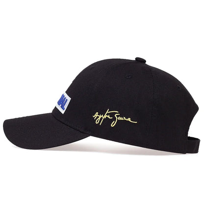 Bonés de baseball unissexo com bordado de letras NACIONAL, para primavera e outono, chapéus casuais ajustáveis para exterior, chapéu de proteção solar, boné desportivo de golfe