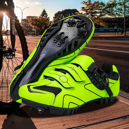 Neutralne buty rowerowe MTB, kompatybilne z butami szosowymi Pelaton, męskie buty sportowe do jazdy na rowerze, z odblaskowymi paskami