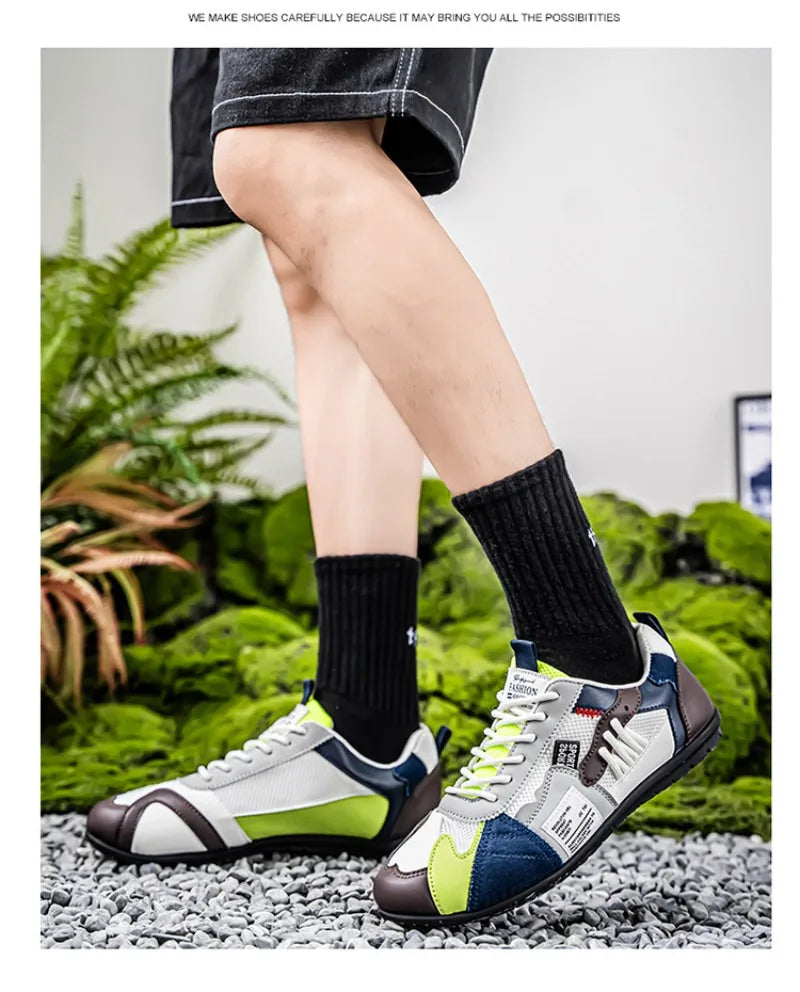 Buty męskie letnie, nowe, z siateczki, oddychające, młodzieżowe, rekreacyjne, do biegania, do chodzenia, lekkie trampki, Zapatillas