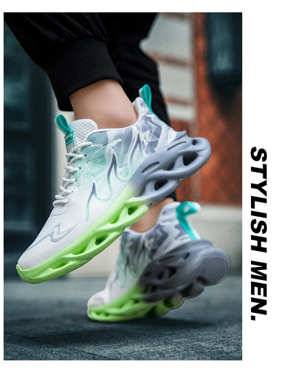 Men Running Shoes Breathable Mesh Sports Shoes Cushion Casual Sneakers Lightweight Comfortable Tennis Shoes﻿ Athletic Footwear