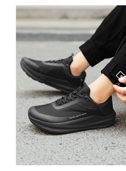Men Running Shoes Marathon Speciality Sports Breathable Lightweight Women's Comfortable Nonskid Leisure Sneakers Plus Size 38-46