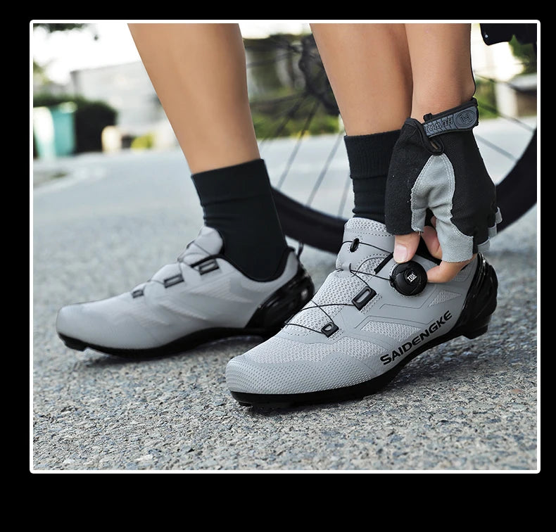 Scarpe da ciclismo unisex nuove, professionali, leggere e di lusso, originali, da strada, in gomma, MTB, da corsa, bici fashion, sport street