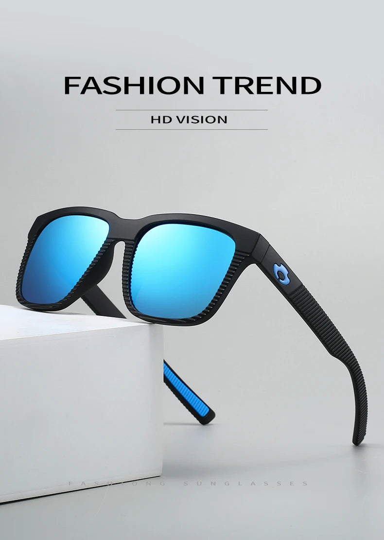 BLUE OTTER Polarized Sports Sunglasses UV400 for Cycling Fishing Running Driving Men Women Outdoor Eyewear with Box BT03