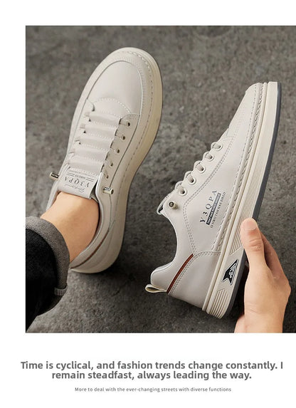 Modieuze casual zomerrijschoenen voor heren, sportieve instaploafers, veelzijdig, comfortabel, ademend, slijtvast leer -..