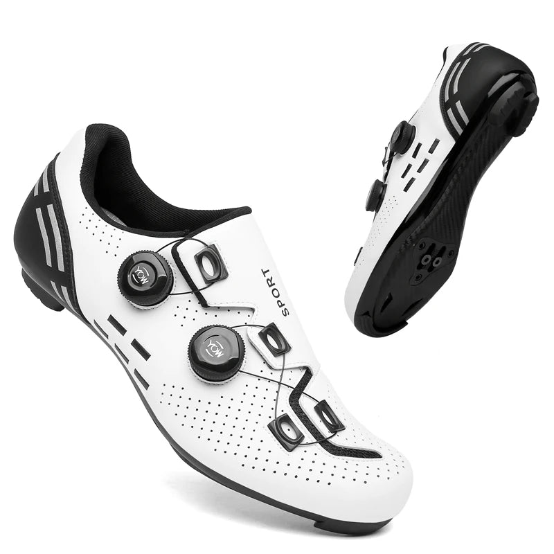 High-Quality Cycling Shoes Men's SPD Self-Locking Racing Bicycle Sports Shoes Women's MTB Mountain Non-Slip Cycling Shoes 36-47